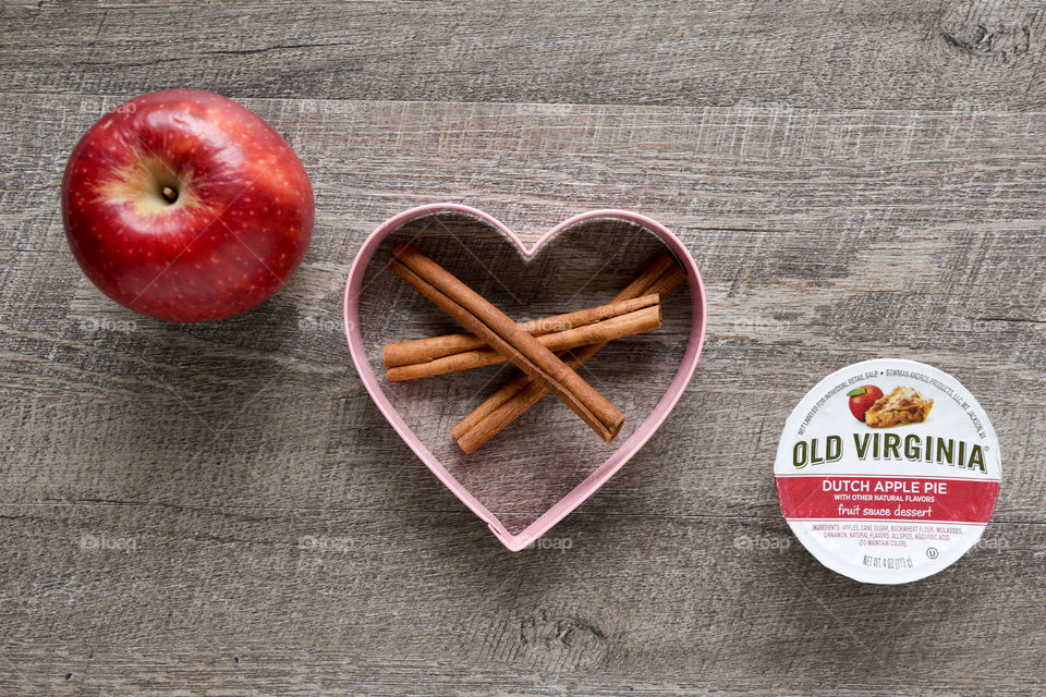 Cinnamon Apple Hearts