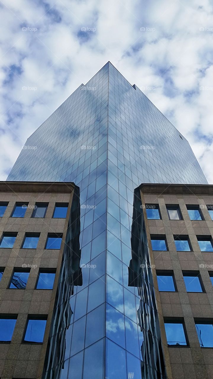 Architecture, Glass Items, Skyscraper, Office, Downtown