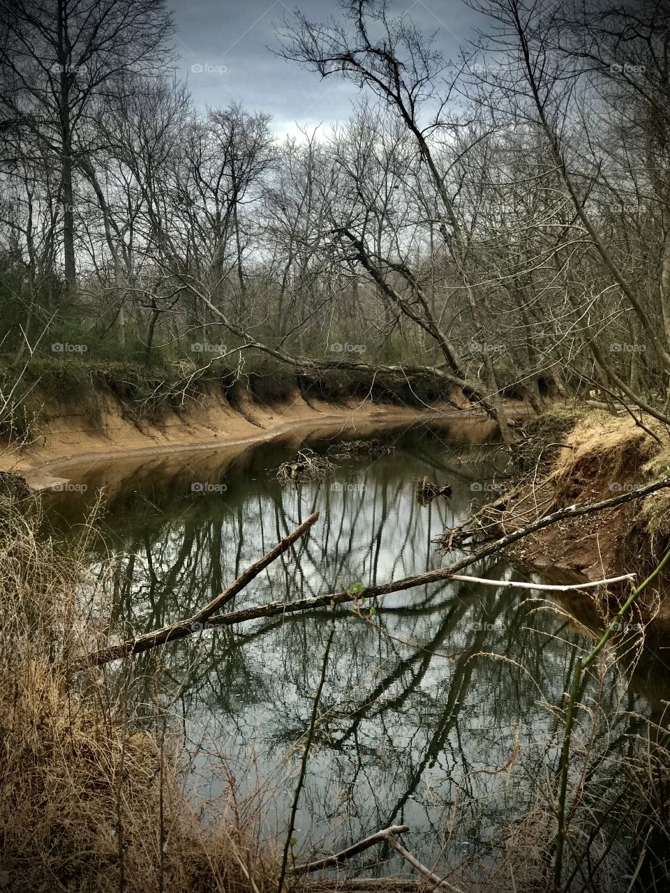 Reflection by the bend