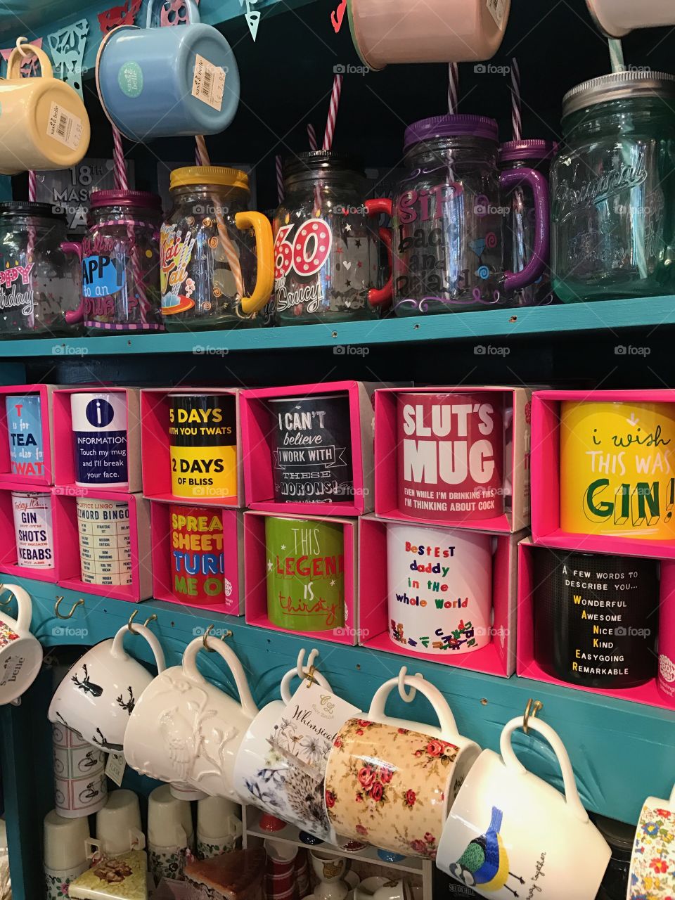 Mugs in store