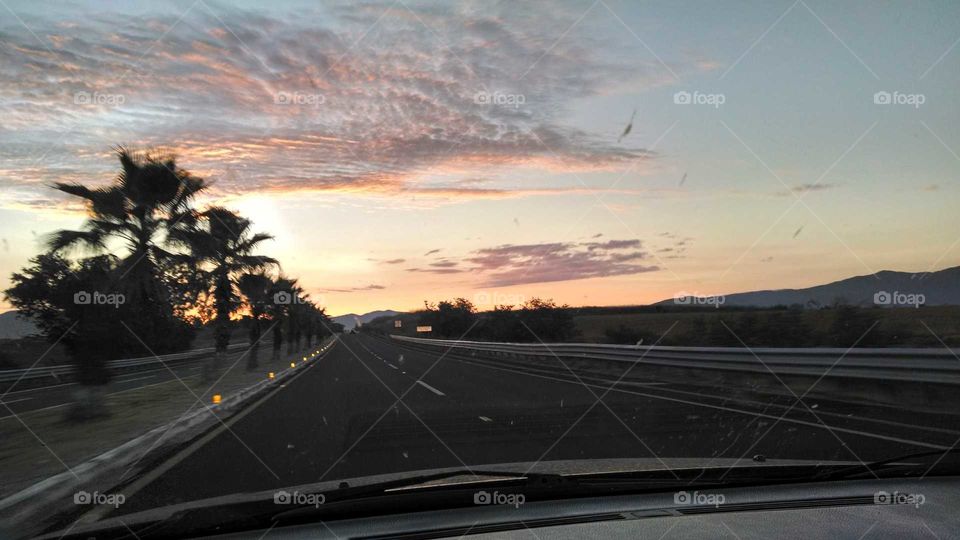 roadtrip at dawn