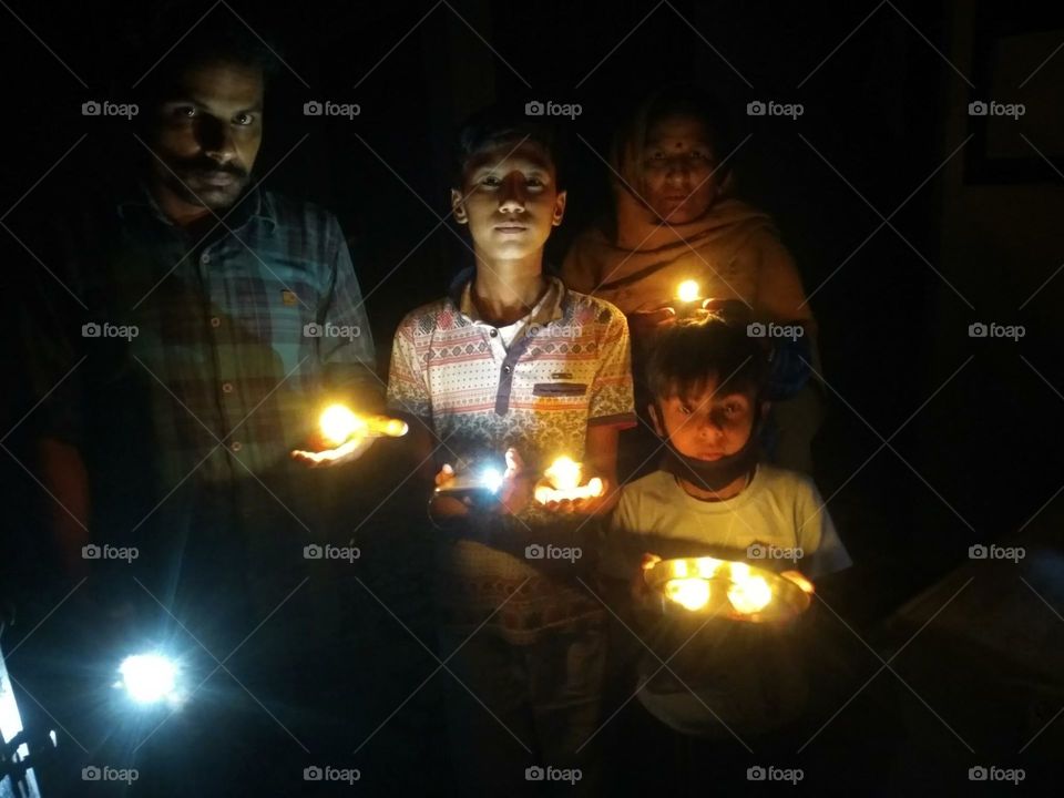 Light the lamp at night