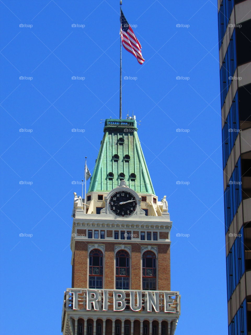 Clock Tower 2:13 p.m. in the afternoon