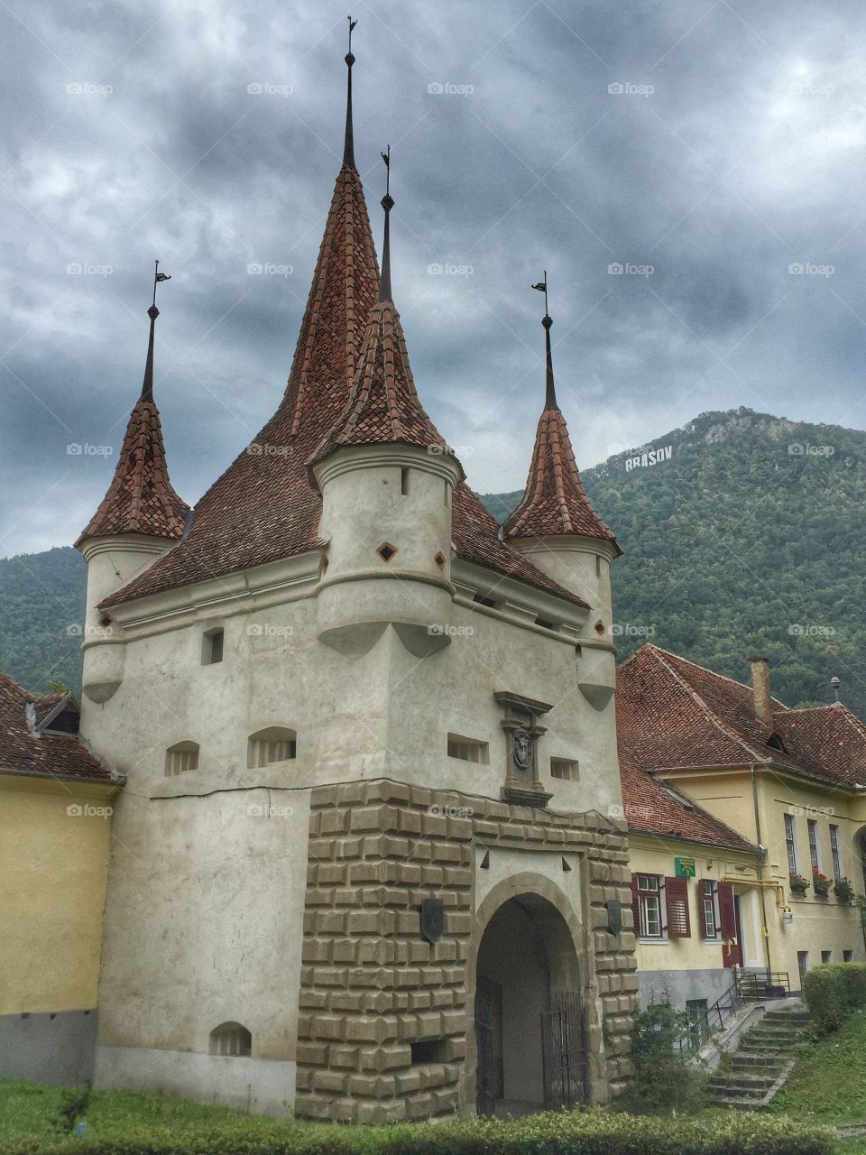 Catherine's Gate, Brasov. Catherine's Gate, in Romanian poarta Ecaterinei, Brasov city, Romania. Built in 1559 is actually a touristic attraction