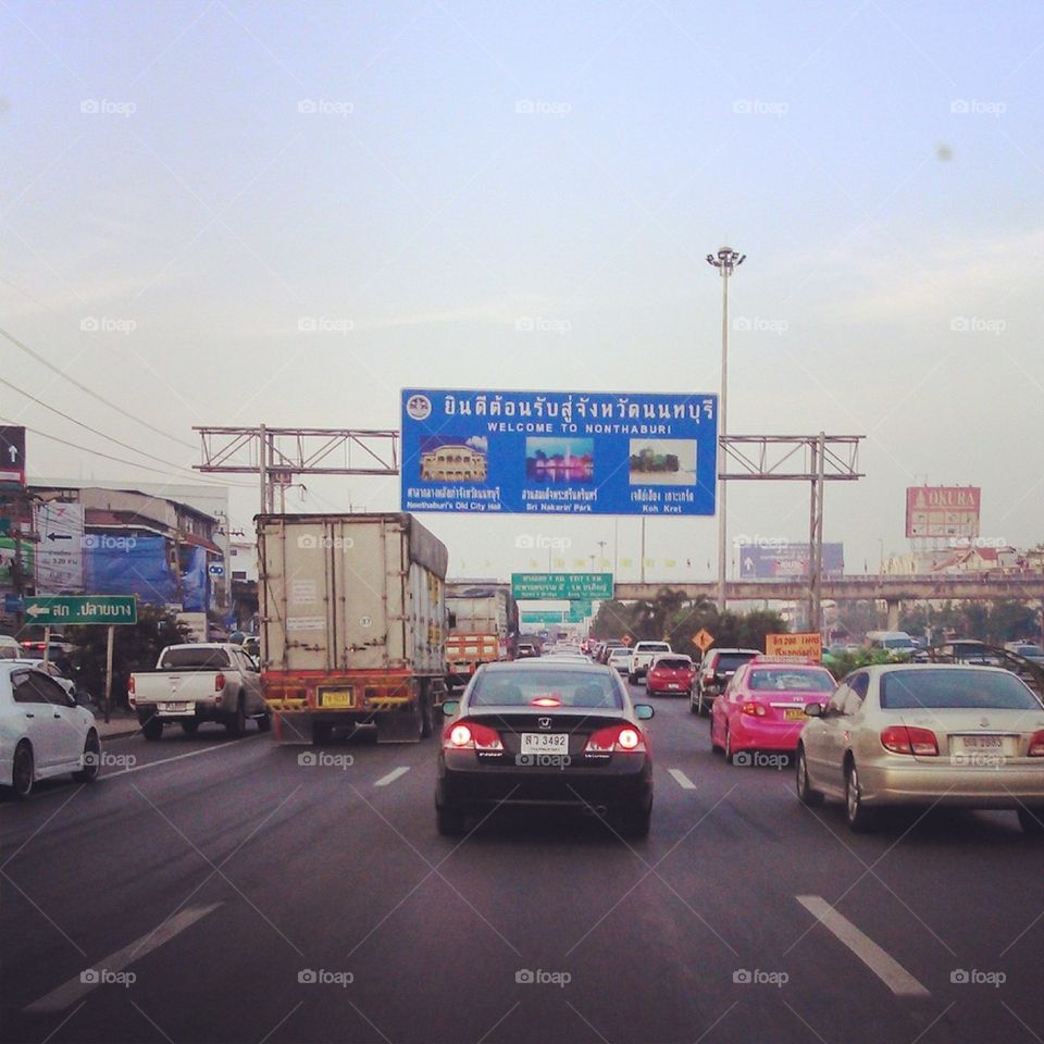 Traffic in Thailand