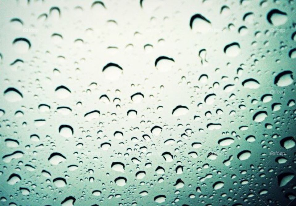 Rains on the window 