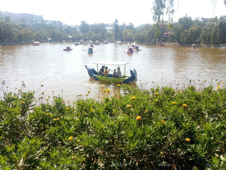 the boating area at Burnham park baguio city.