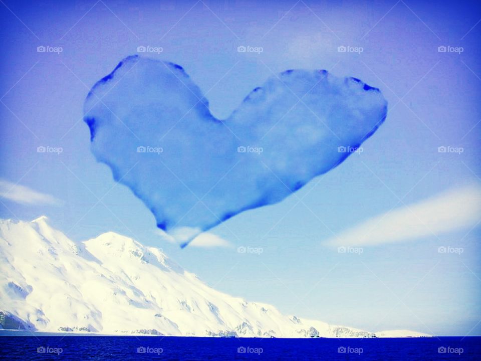 Heart over Bering Sea