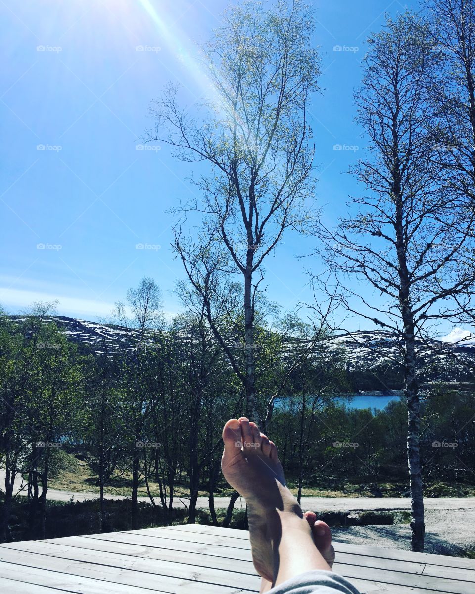 My point of View from my cabin in Knaben (Norway) 