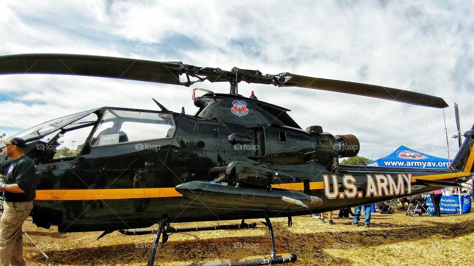 U.S. Army helicopter from the Vietnam war.
