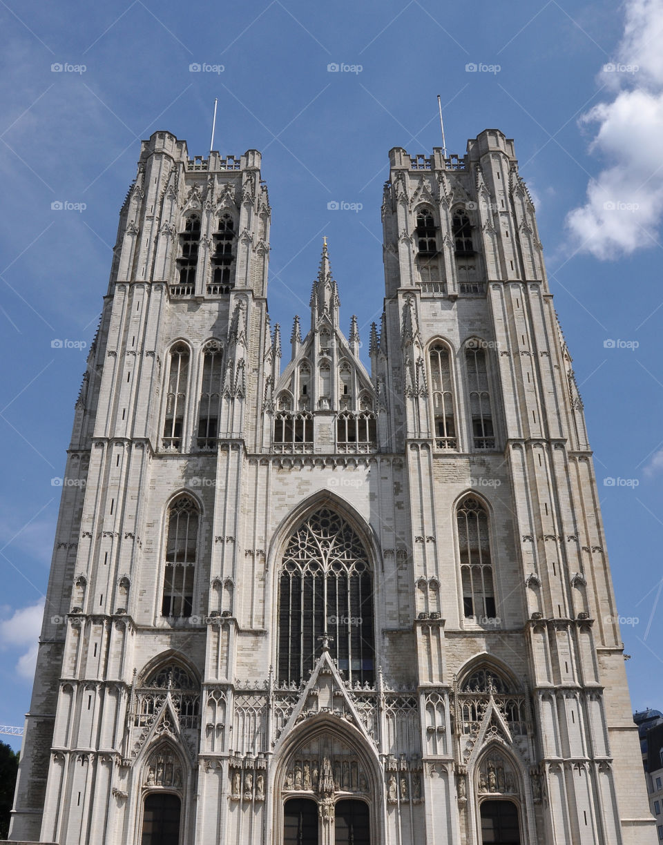 Cathedral of St. Michael and St. Gudula in Brussels, Belgium