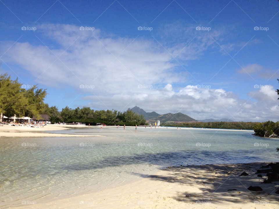 beach ocean sky summer by tanushri123
