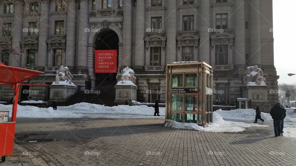 ADA elevator at Bowling Green 
Musium of American Indians