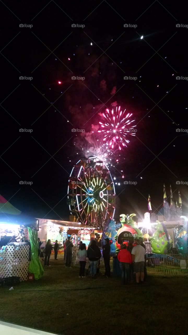 More Fireworks. Suwannee county fair