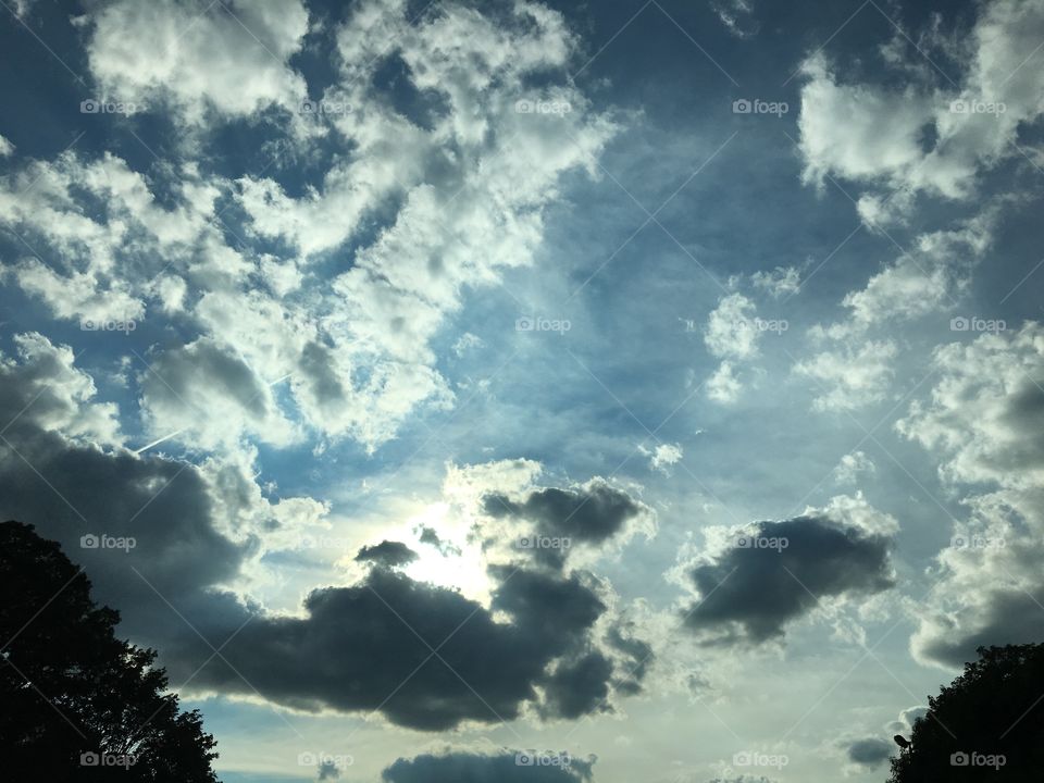 Light through the clouds