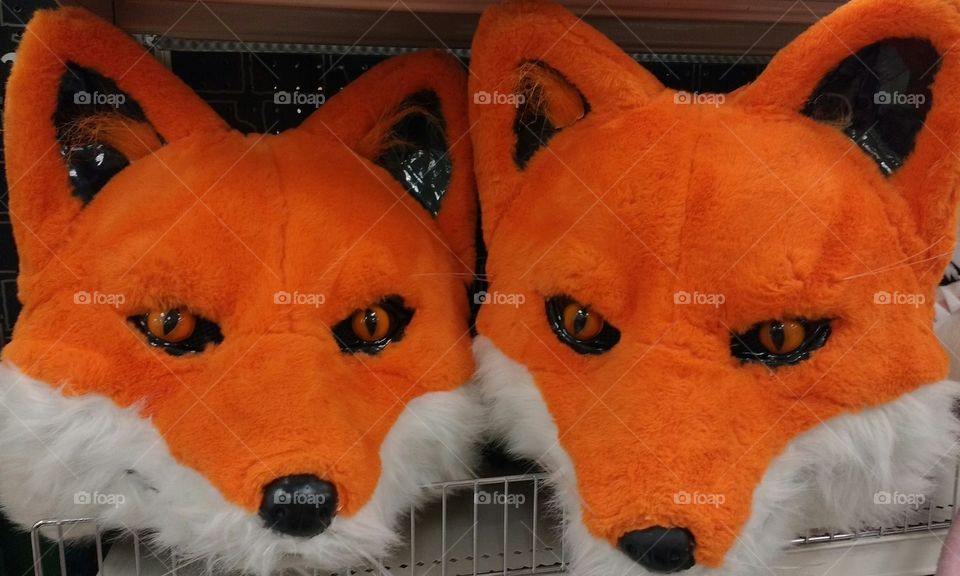 Halloween Costume Fox Heads