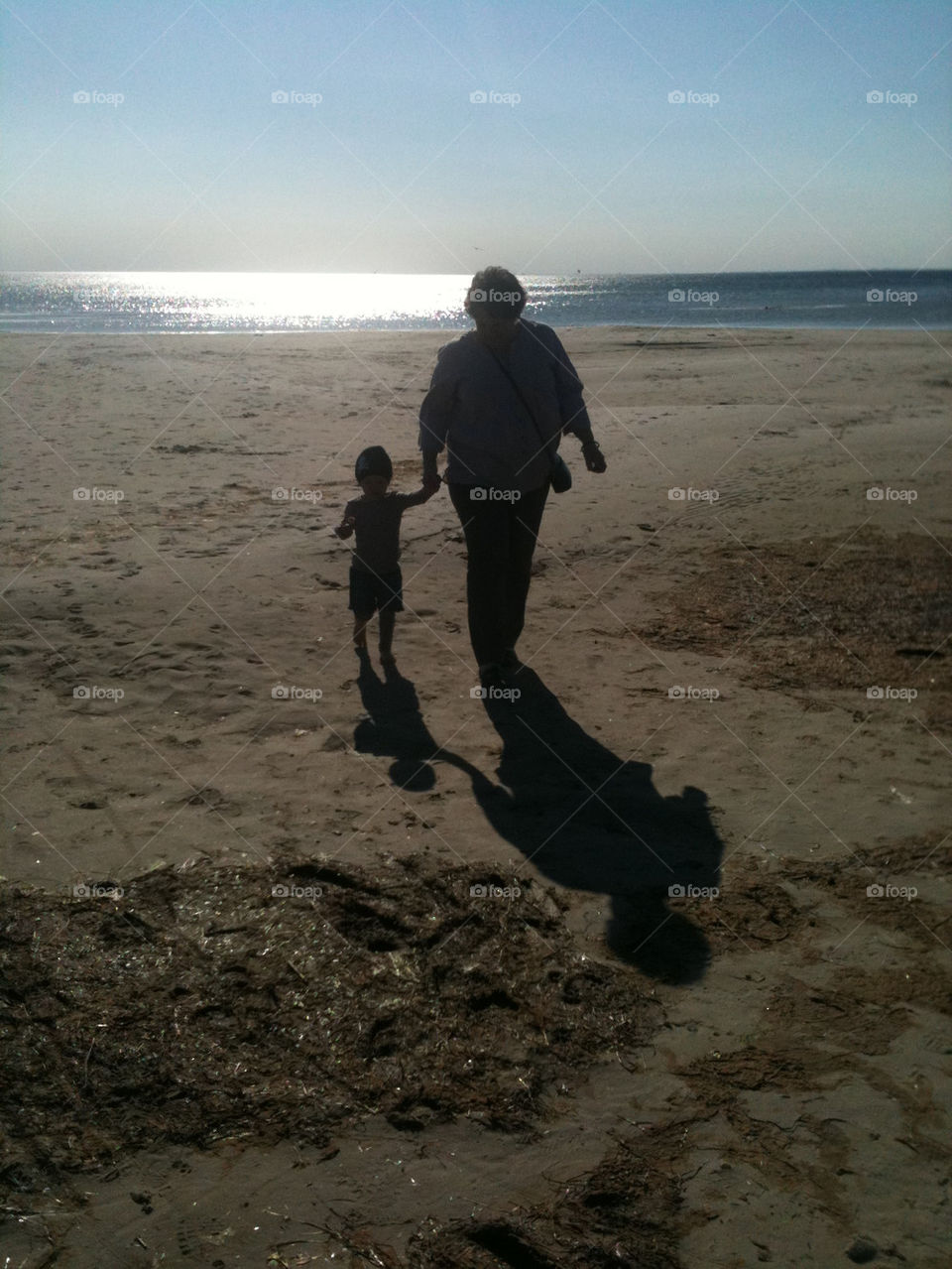 beach woman summer sunset by gitt123