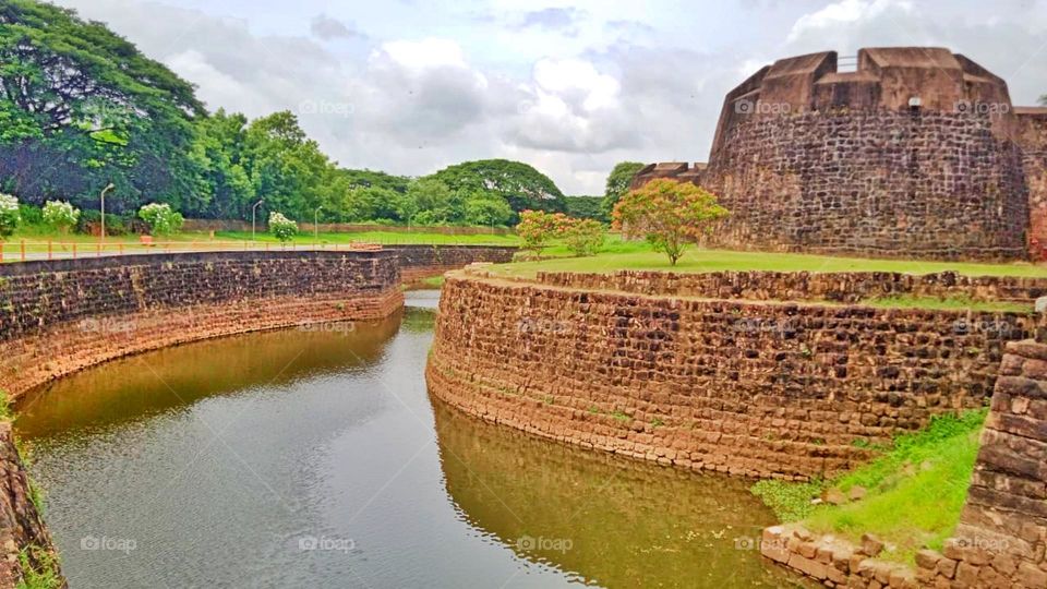 historical architecture of the emperor Tippu sultan's father Haider Ali in India