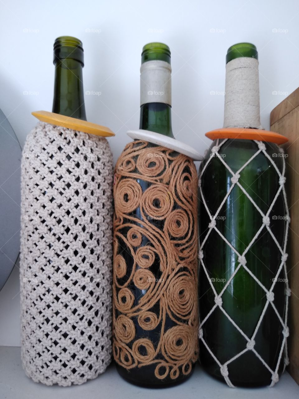 a beautiful homemade designer bottles