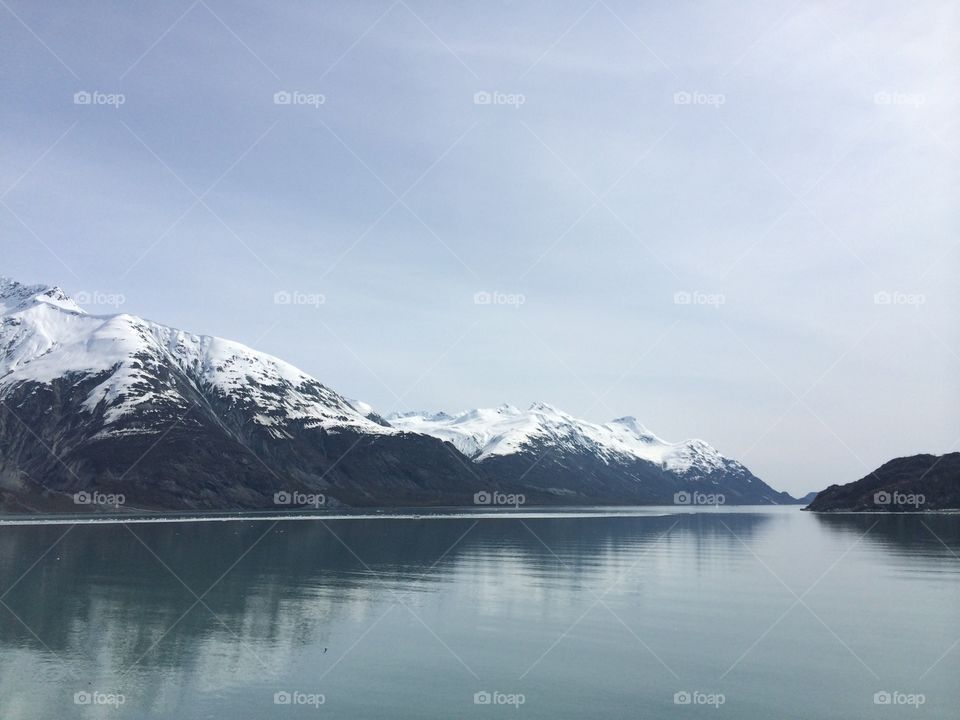 Glacier Bay, Alaska in the summertime 