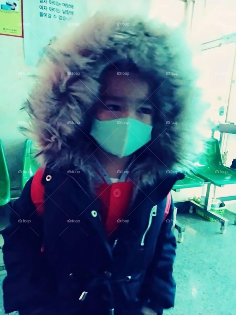 about to go to school