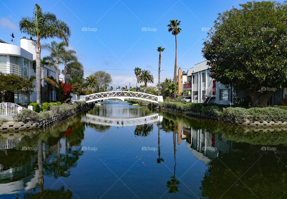 Reflection, Venice canal, Los Angeles