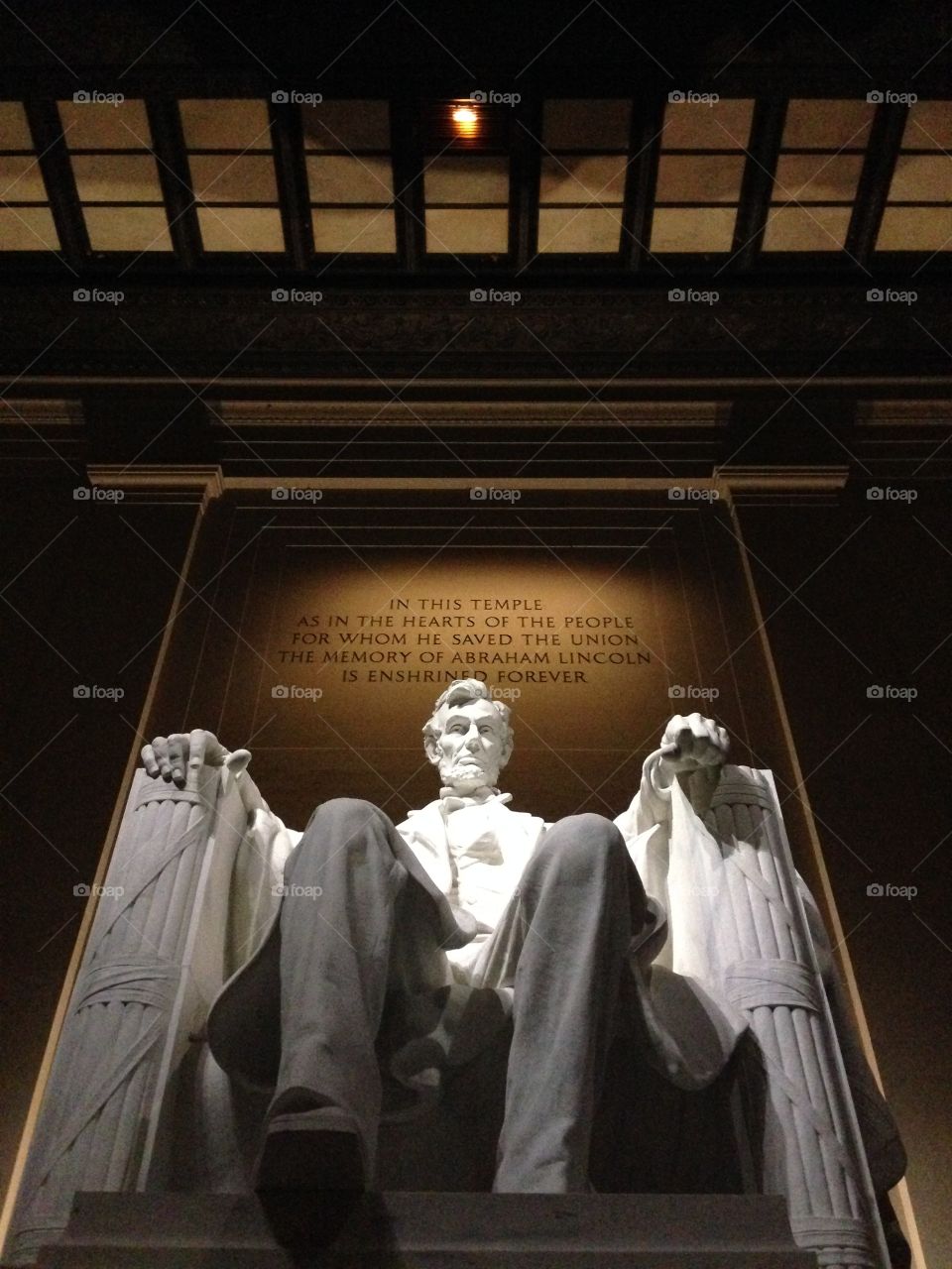 The Lincoln Memorial at Midnight