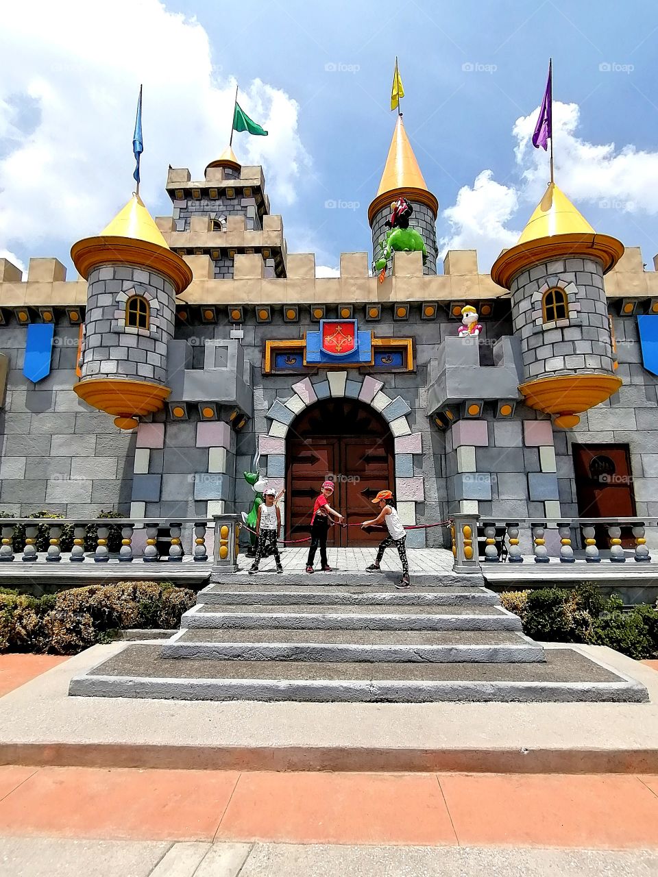 Castillo de looney tunes!! Sixflags.