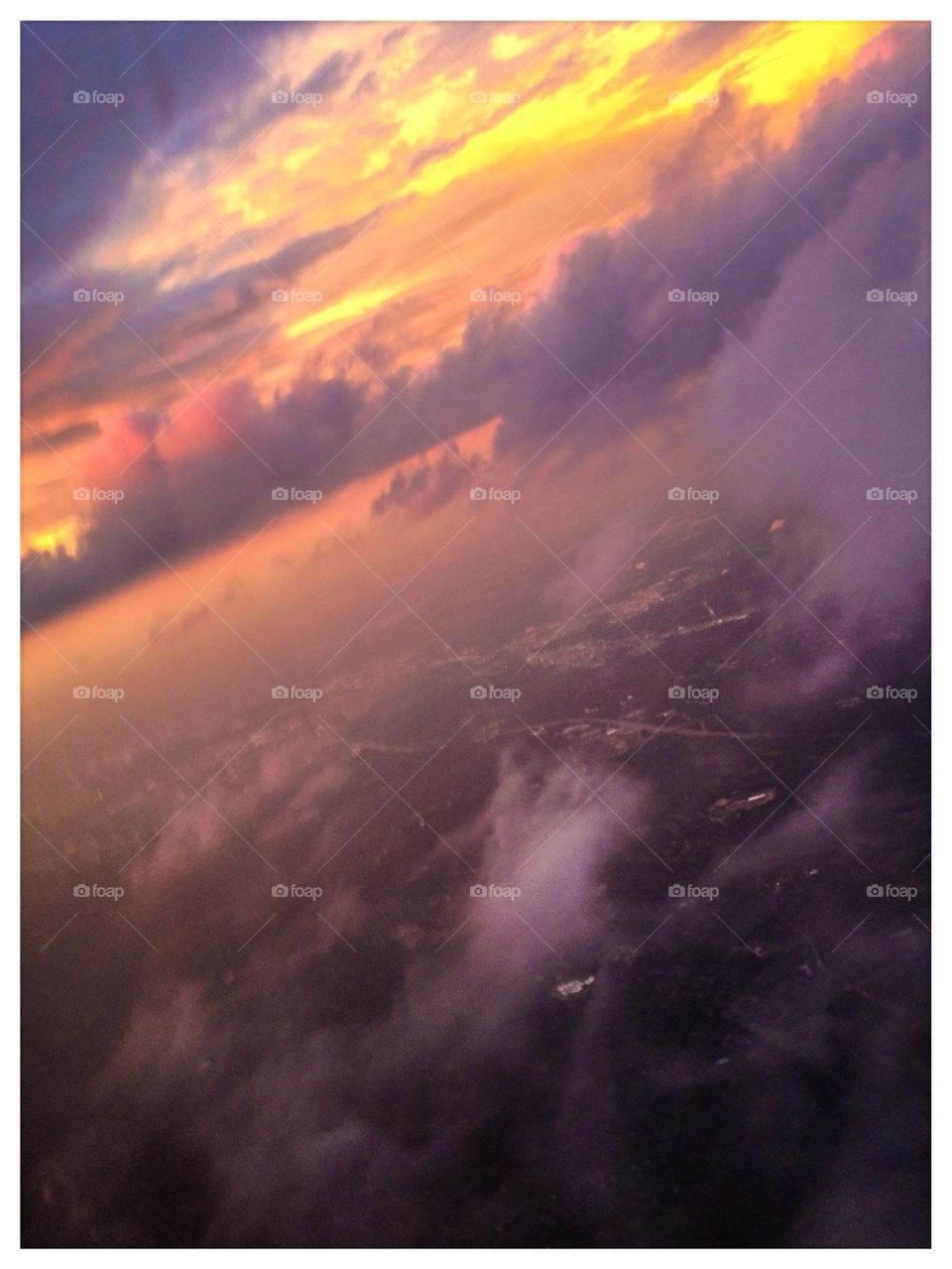 Sunset at takeoff #4