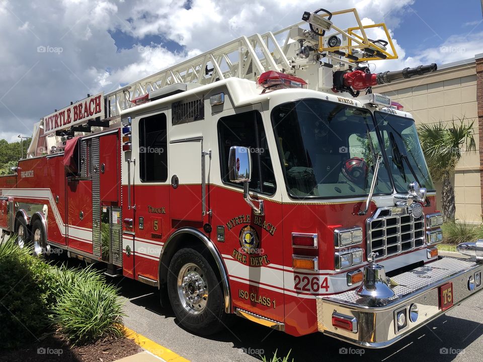 Myrtle Beach South Carolina fire truck.