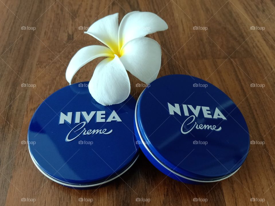 Beautiful Flower with NIVEA