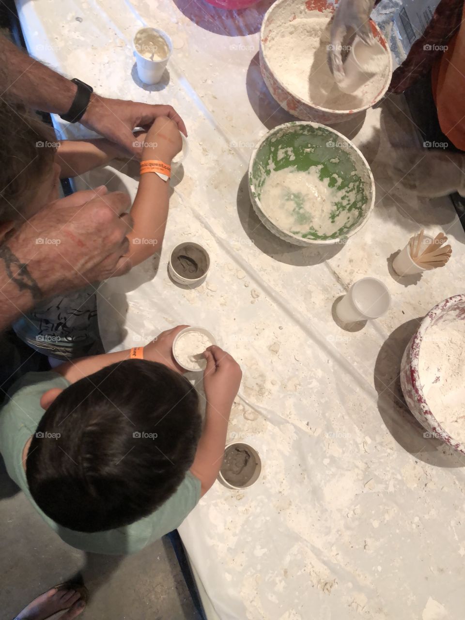 Making plaster and clay molds