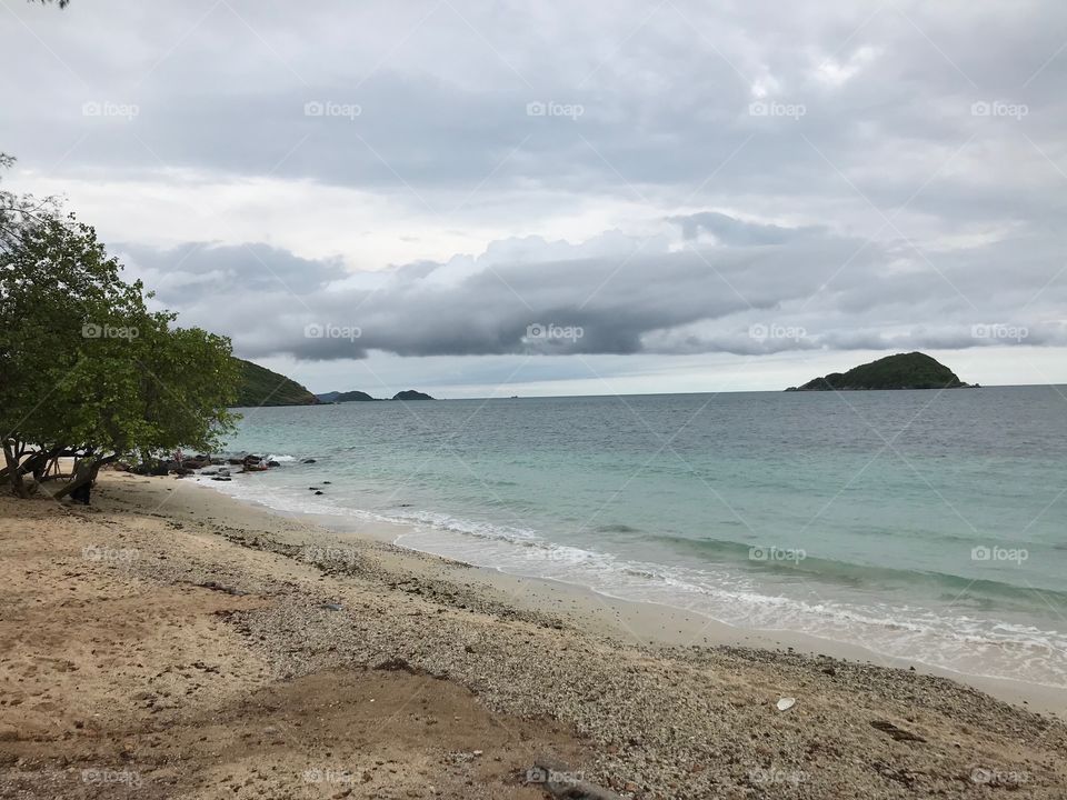 Nangrong beach in Chonburi