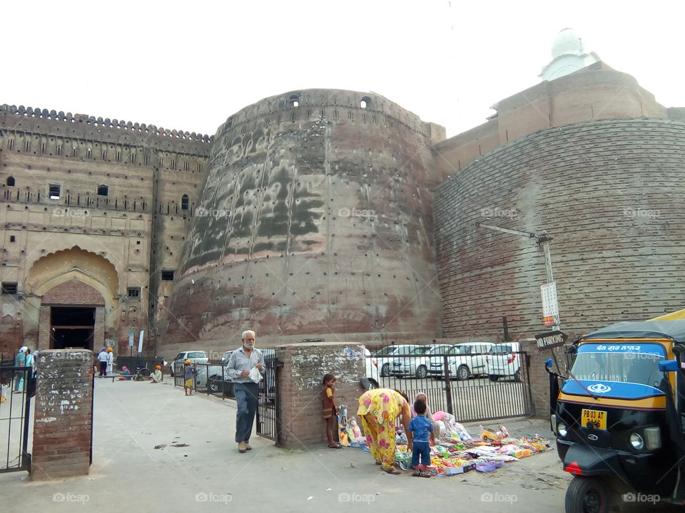 an ancient, historical fort Bathinda city- a monument protected by Govt of India.