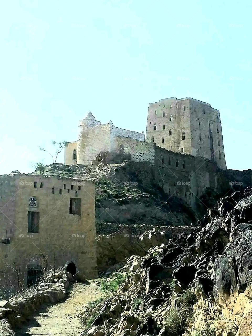 Glory be to God, the magnificent and picturesque view and the natural green trees are a view that is nothing more wonderful than it