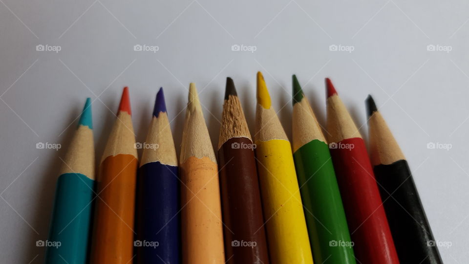 colourful pencils