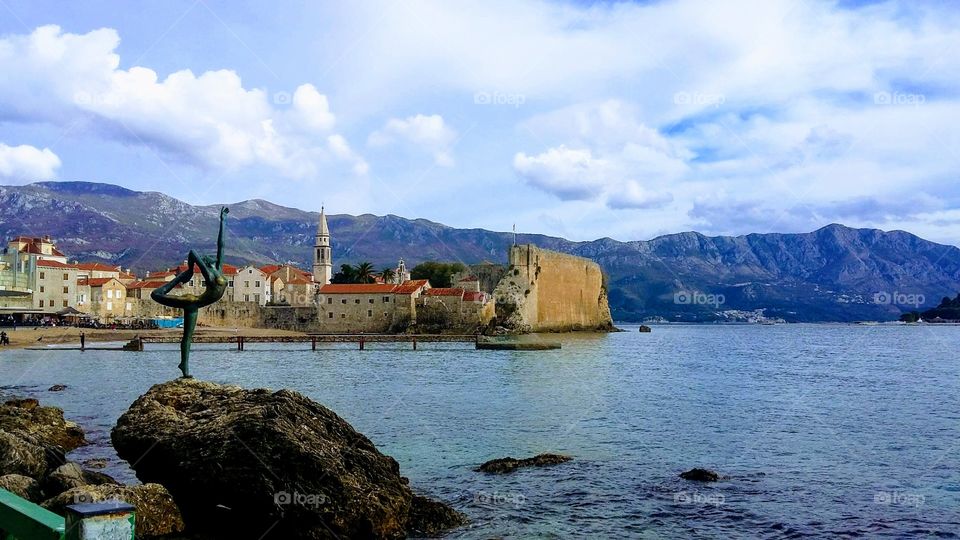 Budva (Montenegrin Cyrillic: Будва, pronounced [bûːdv̞a] or [bûdv̞a]) is a Montenegrin town on the Adriatic Sea, former bishopric and present Latin Catholic titular see. It has around 14,000 inhabitants, and it is the centre of Budva Municipality. The coastal area around Budva, called the Budva riviera, is the center of Montenegrin tourism, known for its well-preserved medieval walled city, sandy beaches and diverse nightlife. Budva is 2,500 years old, which makes it one of the oldest settlements on the Adriatic coast.