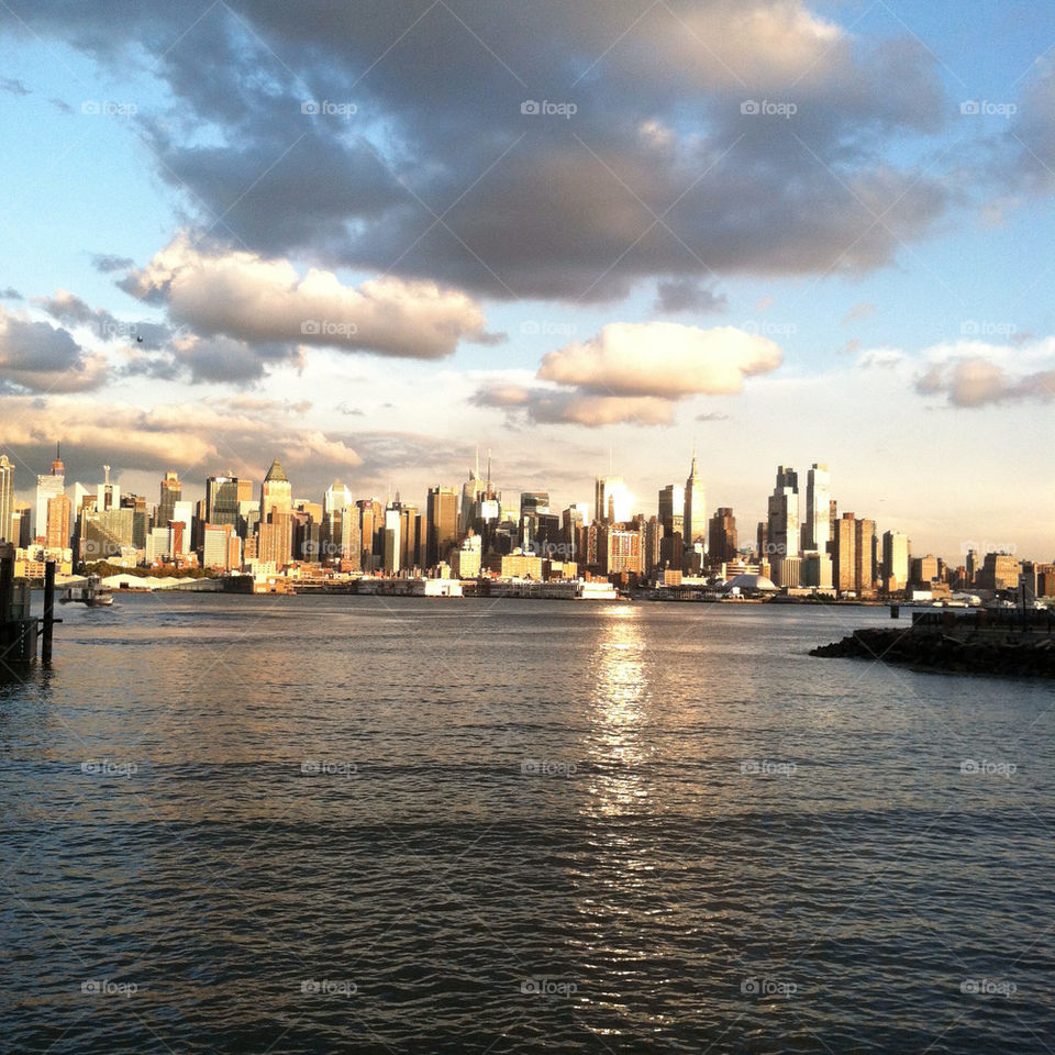 skyline new york manhattan midtown by mmoorefedo