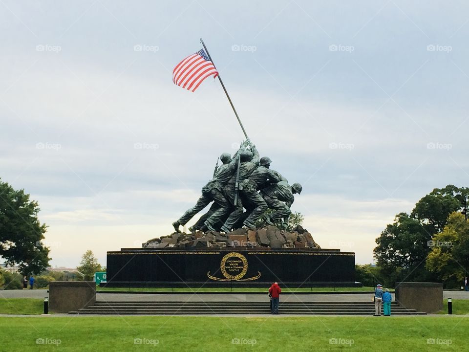 Iwo Jima monument In Arlington, VA