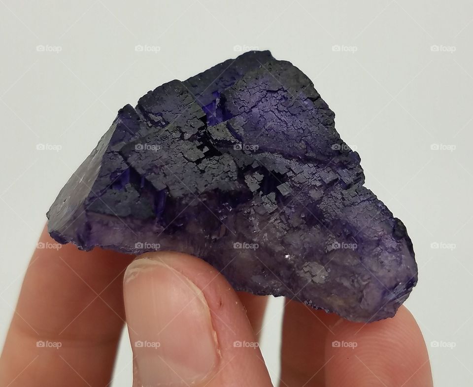 purple Mexico fluorite