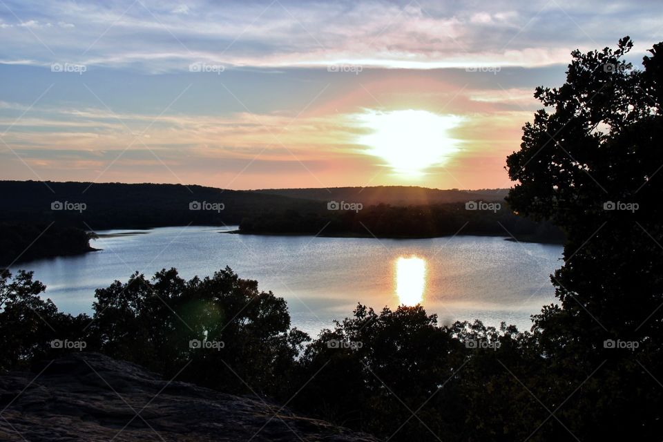 Gorgeous Lake at Sunset