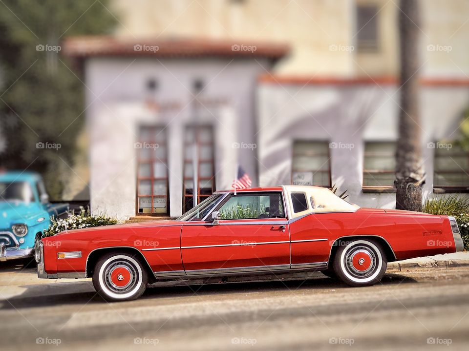 Classic Car Red, Lifestyle Photography 