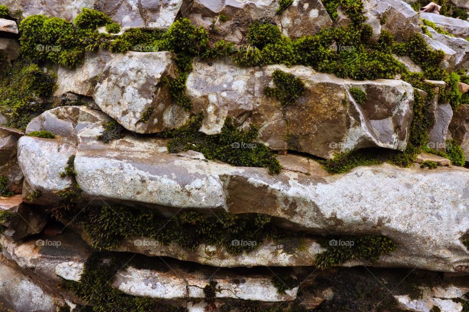 Close up of the stones