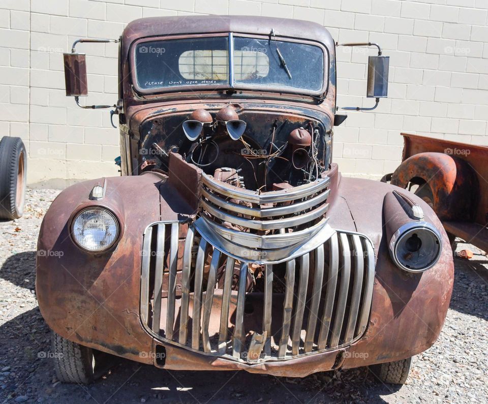 Missing a Hood and Headlight