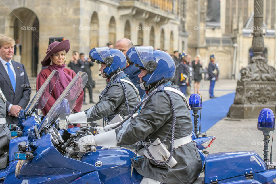 King Willem Alexander And Queen Maxima At The Dam Square Amsterdam Th