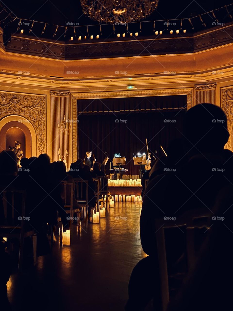 Candle light string trio concert