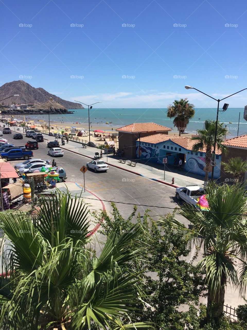 looking through the window