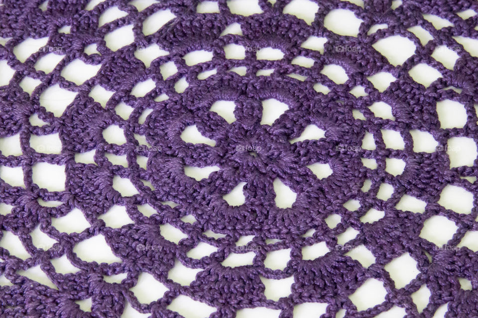 Full frame of crochet