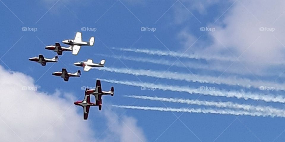 Canadian Snowbirds demonstration team