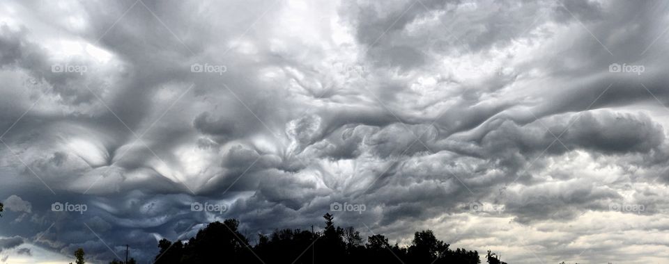 Unique cloud formations